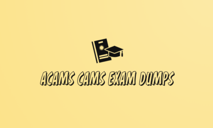 Unlocking Success with CAMS Dumps: A Comprehensive Guide