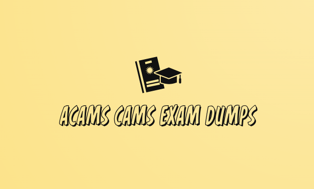 Unlocking Success with CAMS Dumps: A Comprehensive Guide