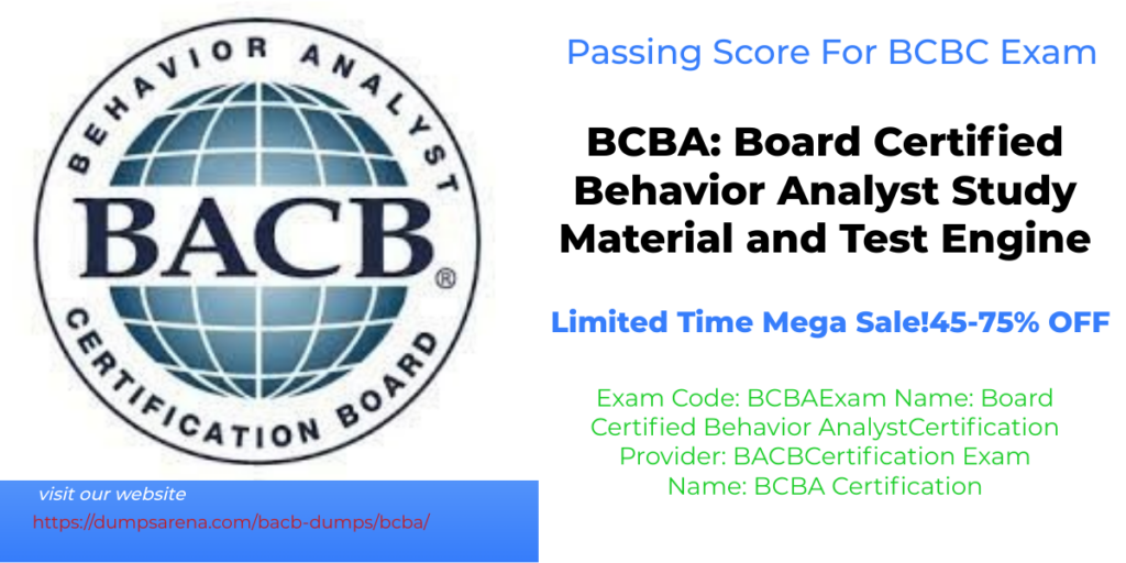 Passing Score For BCBA Exam