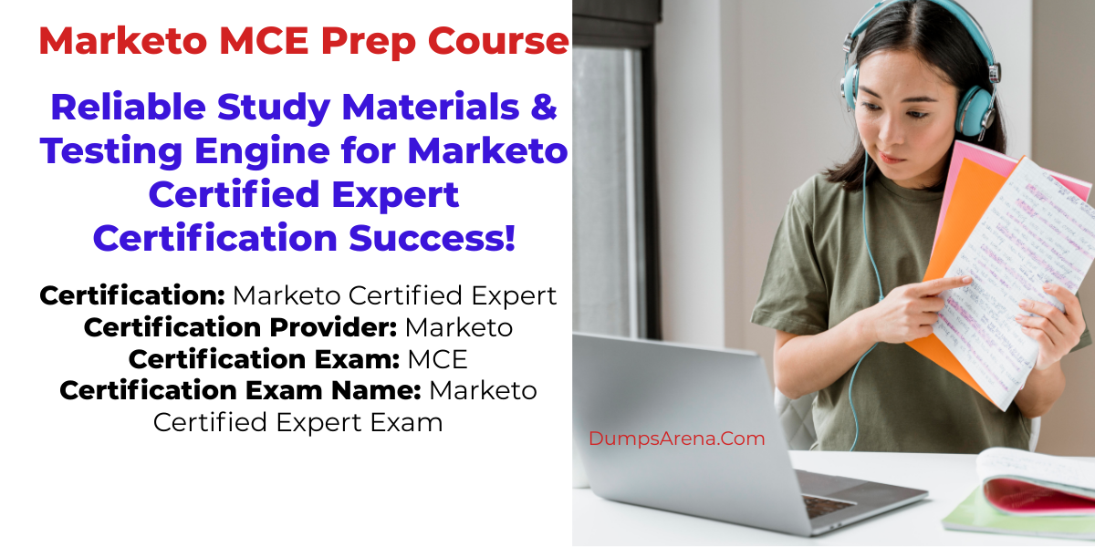 Marketo MCE Prep Course - Success In Marketo Certification Exam