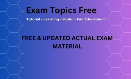 Exam Topics Free Mastery: A How-To for Academic Brilliance