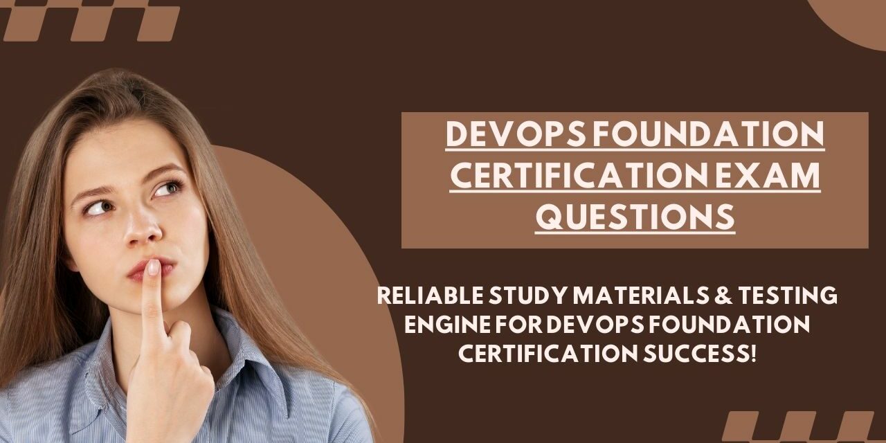 Quest With DevOps Foundation Certification Exam Questions