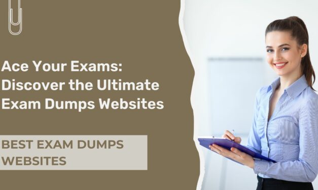 Elevate Your Grades: Best Exam Dumps Websites Unlocked