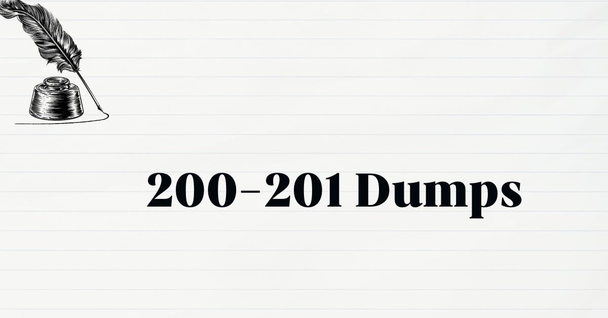 Pass Your Exam and Excel in Your Career: 200-201 Dumps Can Help